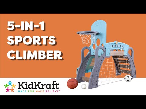 5-in-1 Sports Climber | KidKraft Wooden Toddler Climbers