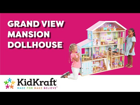 Grand View Mansion | KidKraft Wooden Dollhouses