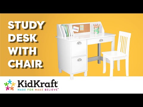 Study Desk with Chair I KidKraft Wooden Desks & Furniture