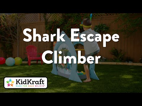 Shark Escape Climber | KidKraft Outdoor Play Set